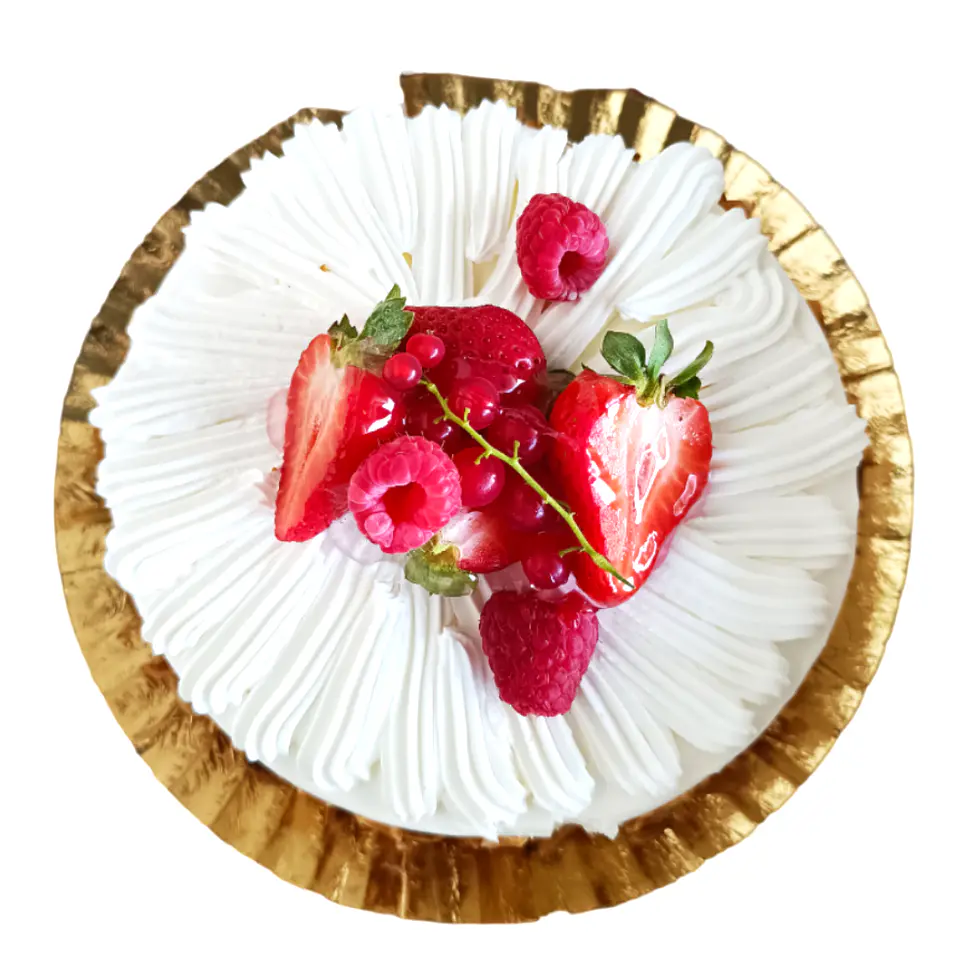 Bolo de Frutas Vermelhas com Chantilly Fresco 2
