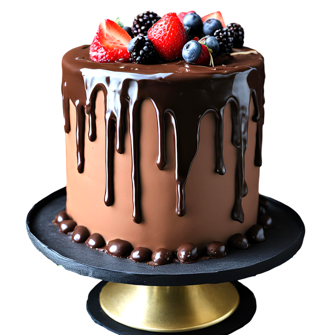 Drip Cake de Chocolate Negro 2