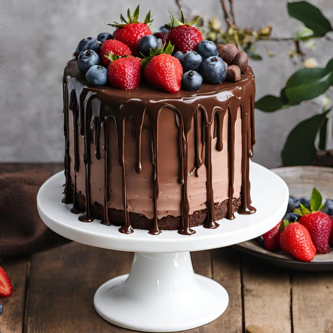 Drip Cake Triplo Chocolate (Intenso)