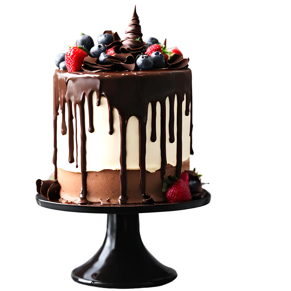 Drip Cake Red Velvet com Chocolate 2