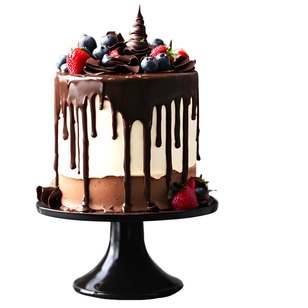 Drip Cake Red Velvet com Chocolate 4
