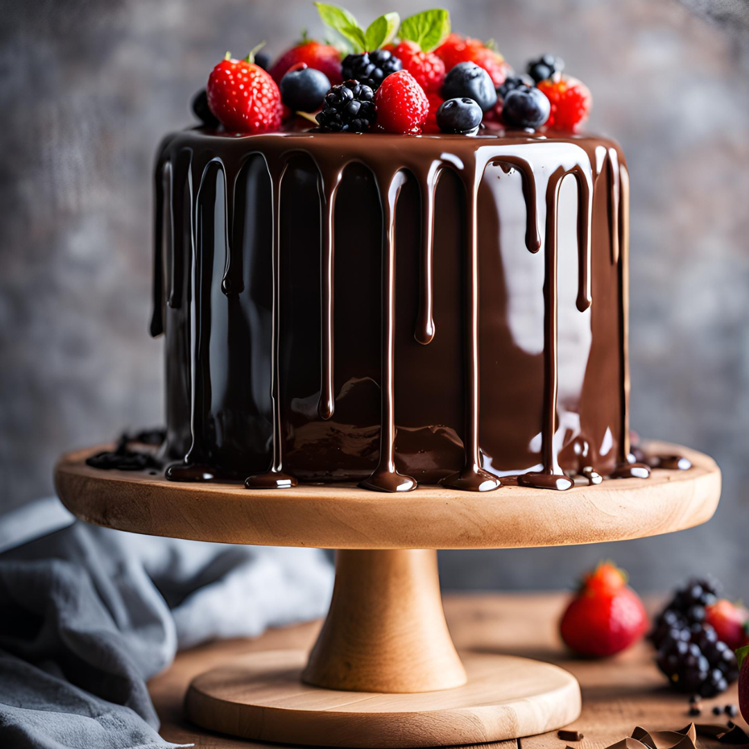 Drip Cake de Chocolate Clássico 1