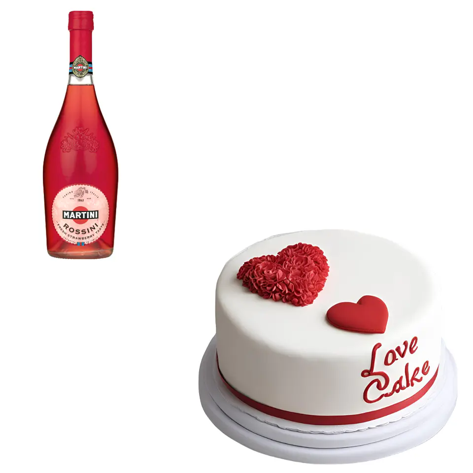 Love Cake + Martini (Bellini/Rossini) 1