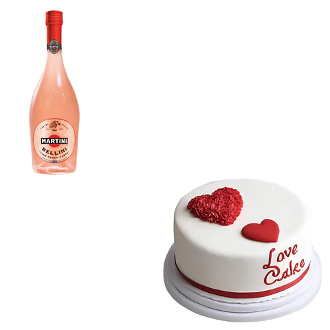 Love Cake + Martini (Bellini/Rossini)