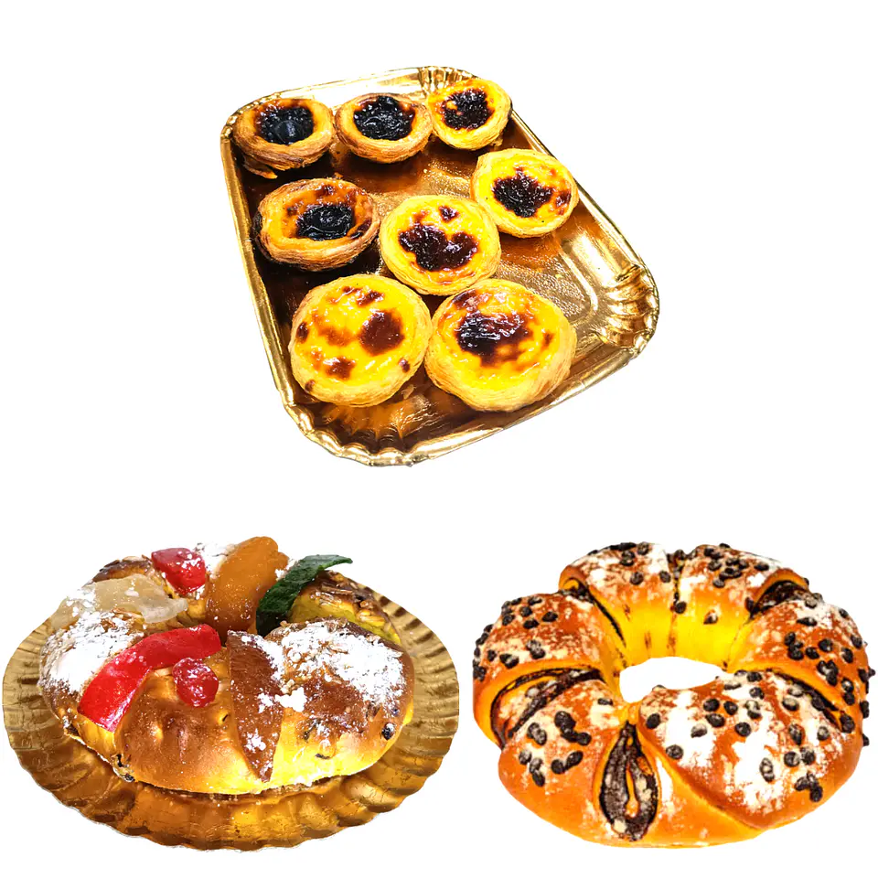 Cabaz de Natal Bolos & Mini Pastéis de Nata 1