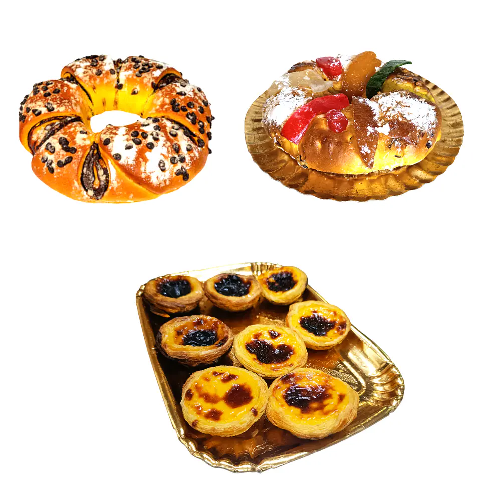 Cabaz de Natal Bolos & Mini Pastéis de Nata 3
