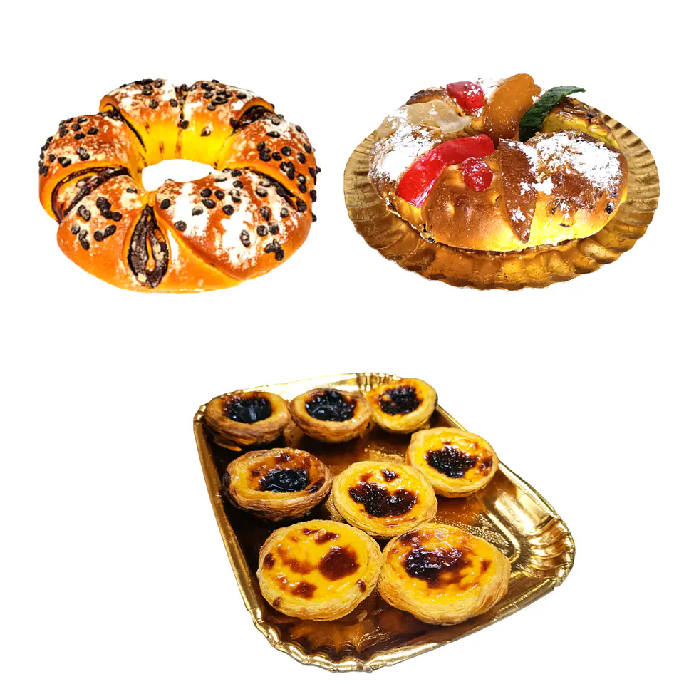 Cabaz de Natal Bolos & Mini Pastéis de Nata 2