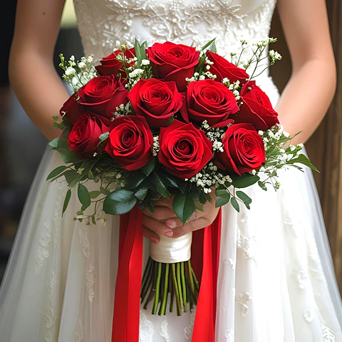 Bouquet de Noiva Vermelho
