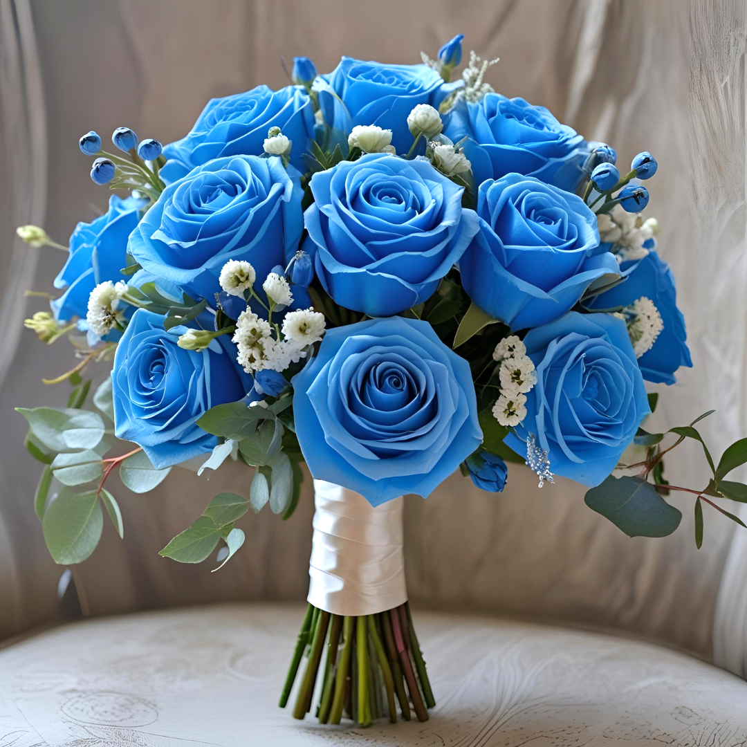 Bouquet de Noiva Azul 1