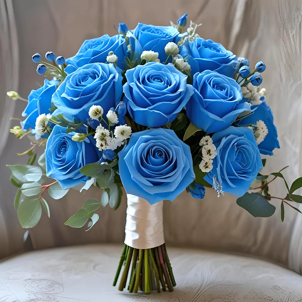 Bouquet de Noiva Azul 1