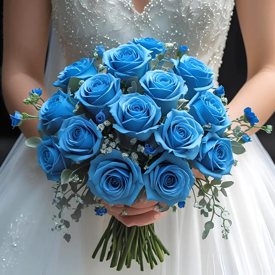 Bouquet de Noiva Azul 2