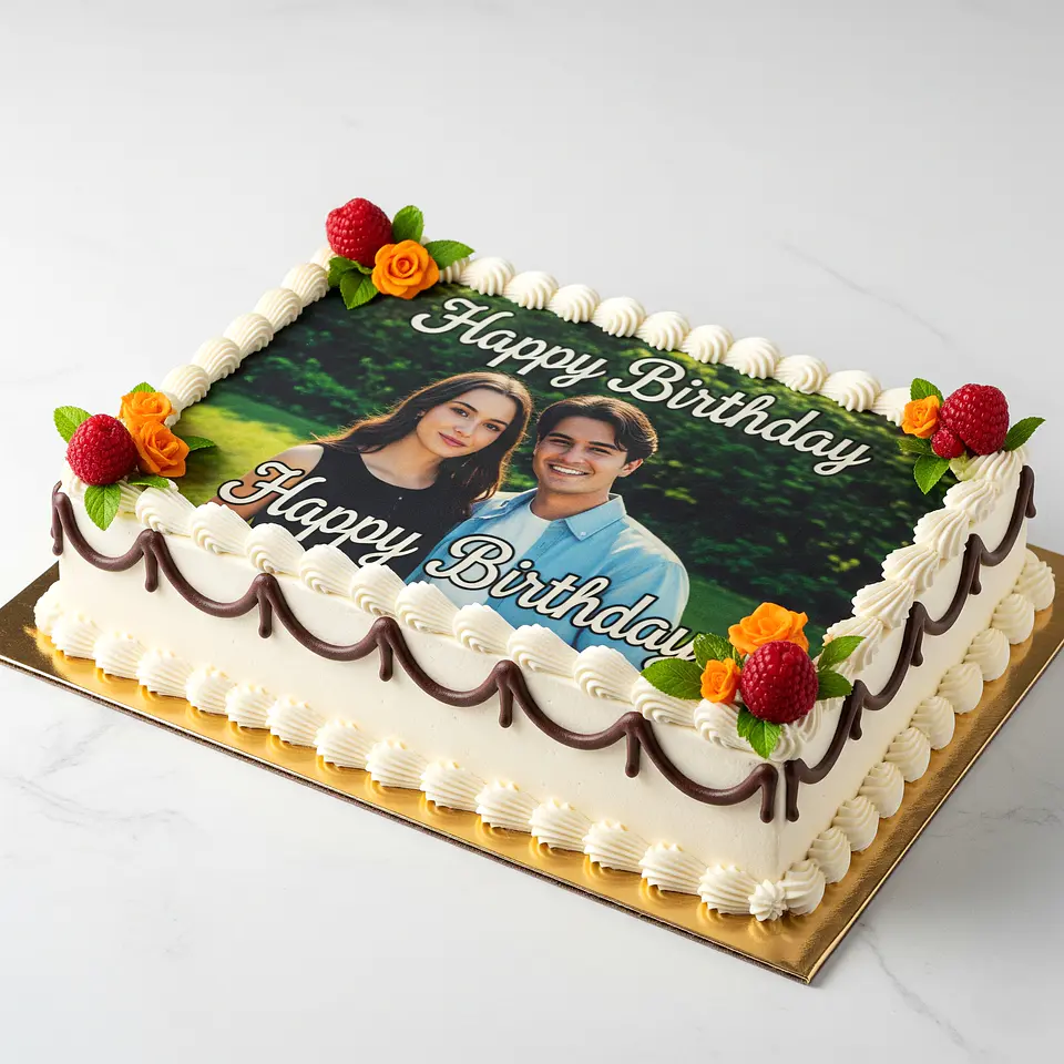 Bolo de Aniversário com Foto 3
