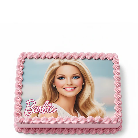Bolo da Barbie