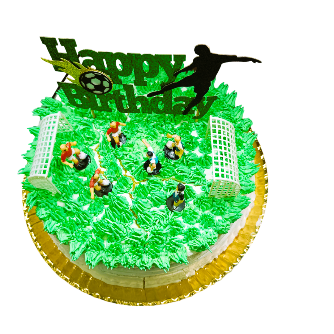 Bolo Campo de Futebol com Jogadores 4
