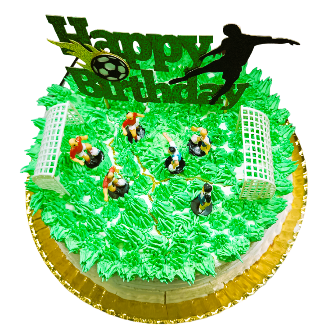 Bolo Campo de Futebol com Jogadores 5