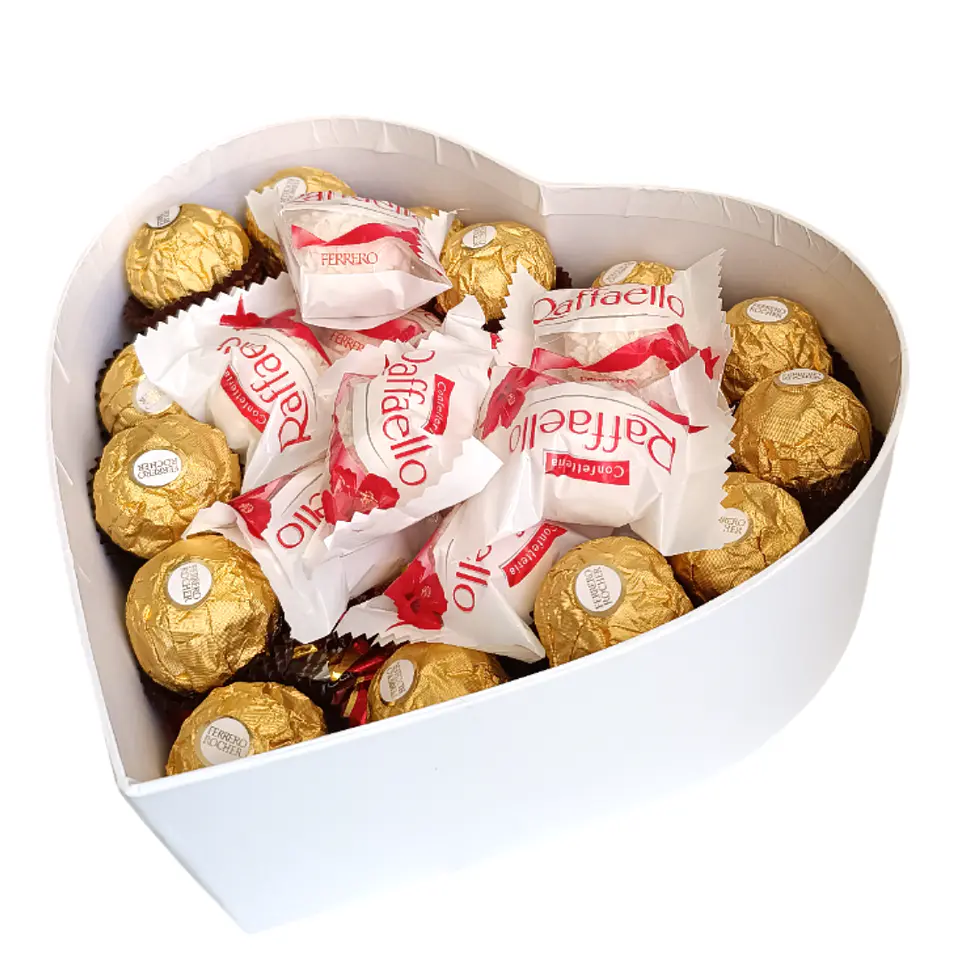 Caixa Presente com Rosas e Chocolates 3