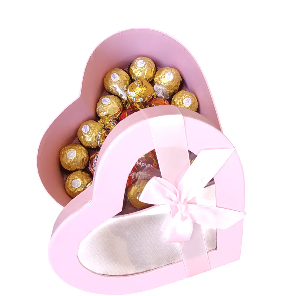 Caixa Presente com Rosas e Chocolates 5