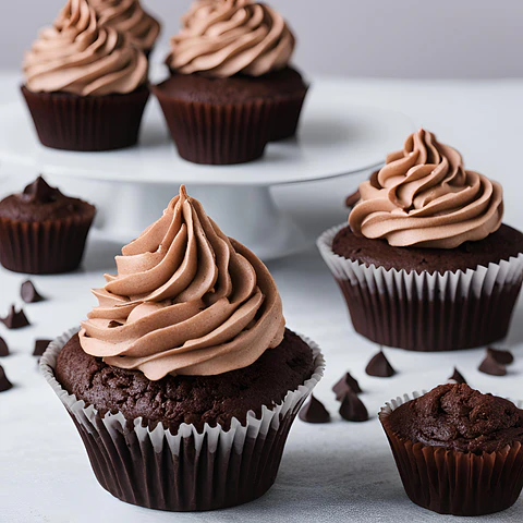 Cupcakes de Chocolate