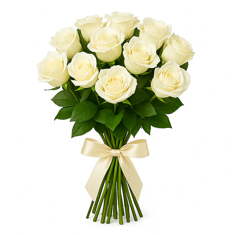 Bouquet de Rosas Brancas