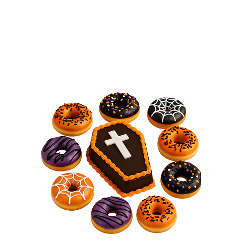 Kit Halloween (Bolo + Donuts)