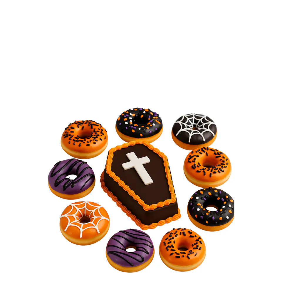 Kit Halloween (Bolo + Donuts) 2
