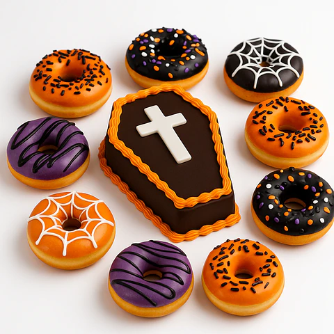 Kit Halloween (Bolo + Donuts)