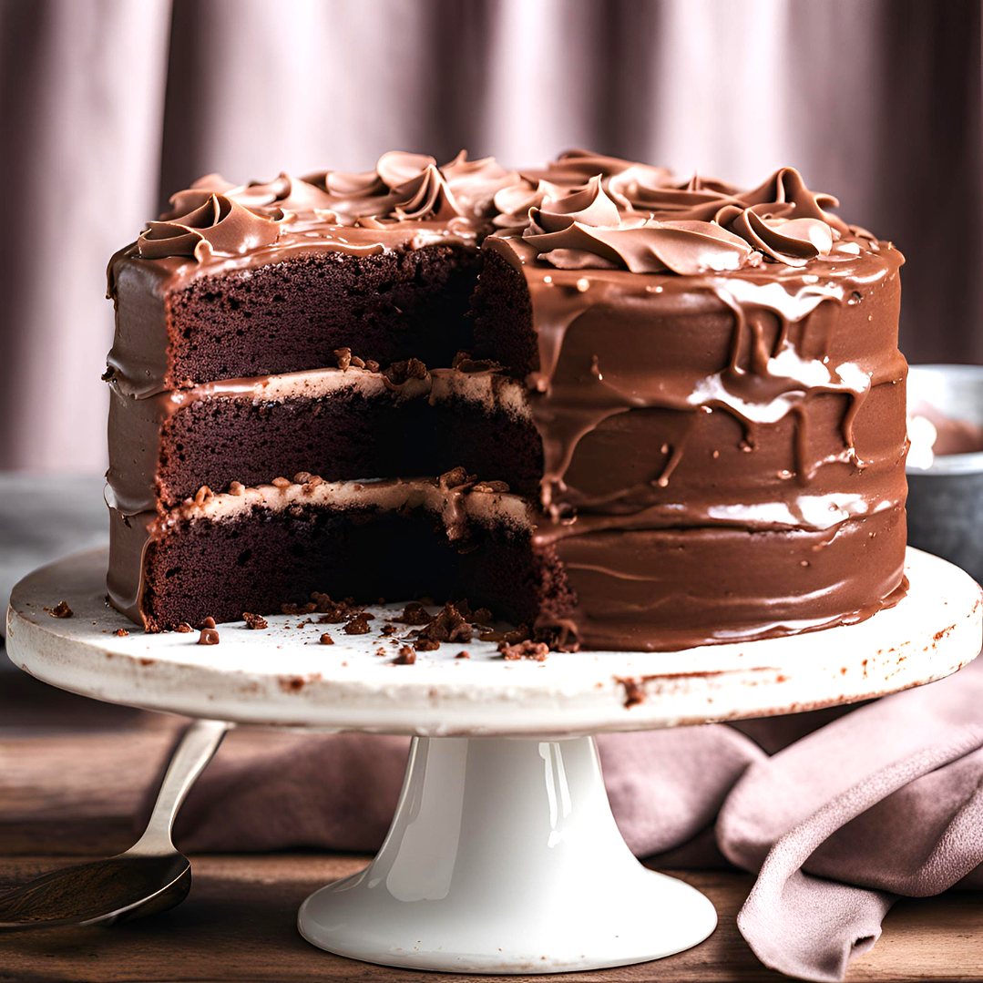 Bolo de Chocolate Húmido 1