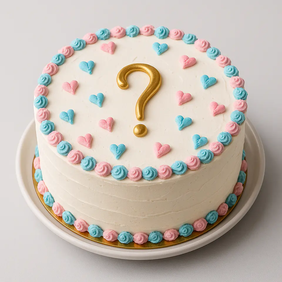 Bolo Revelação de Sexo (Gender Reveal) 1