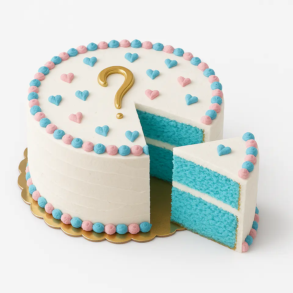 Bolo Revelação de Sexo (Gender Reveal) 3