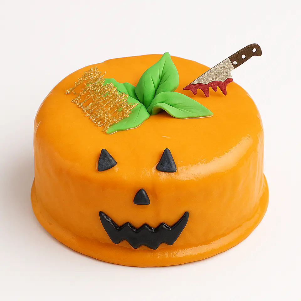 Bolo Abóbora Assassina Halloween 1