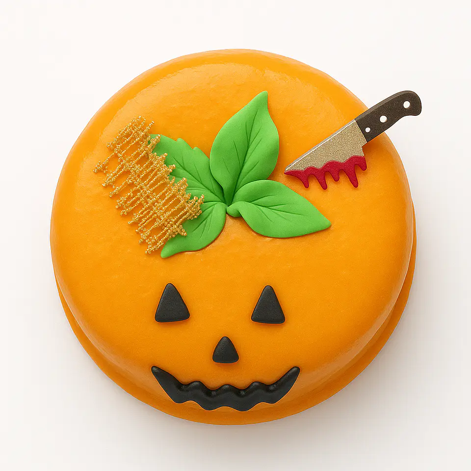 Bolo Abóbora Assassina Halloween 3