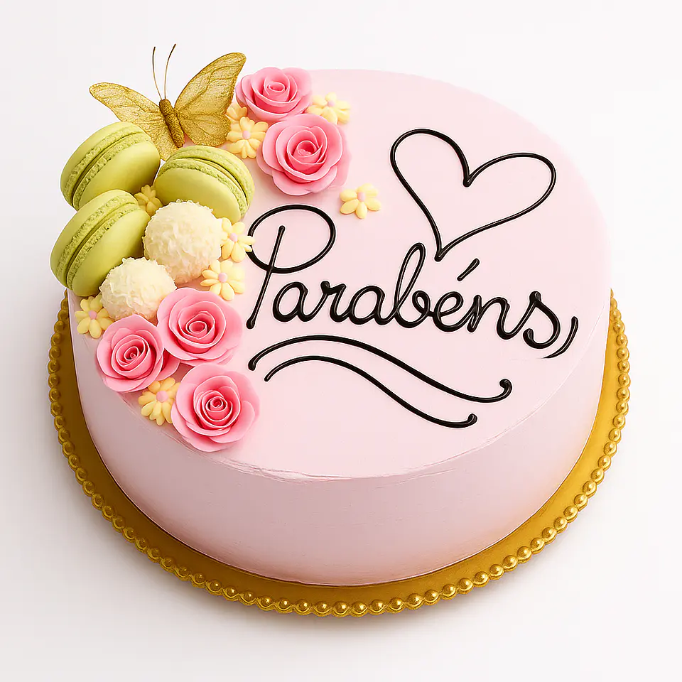 Bolo de Aniversário Feminino Chique 1