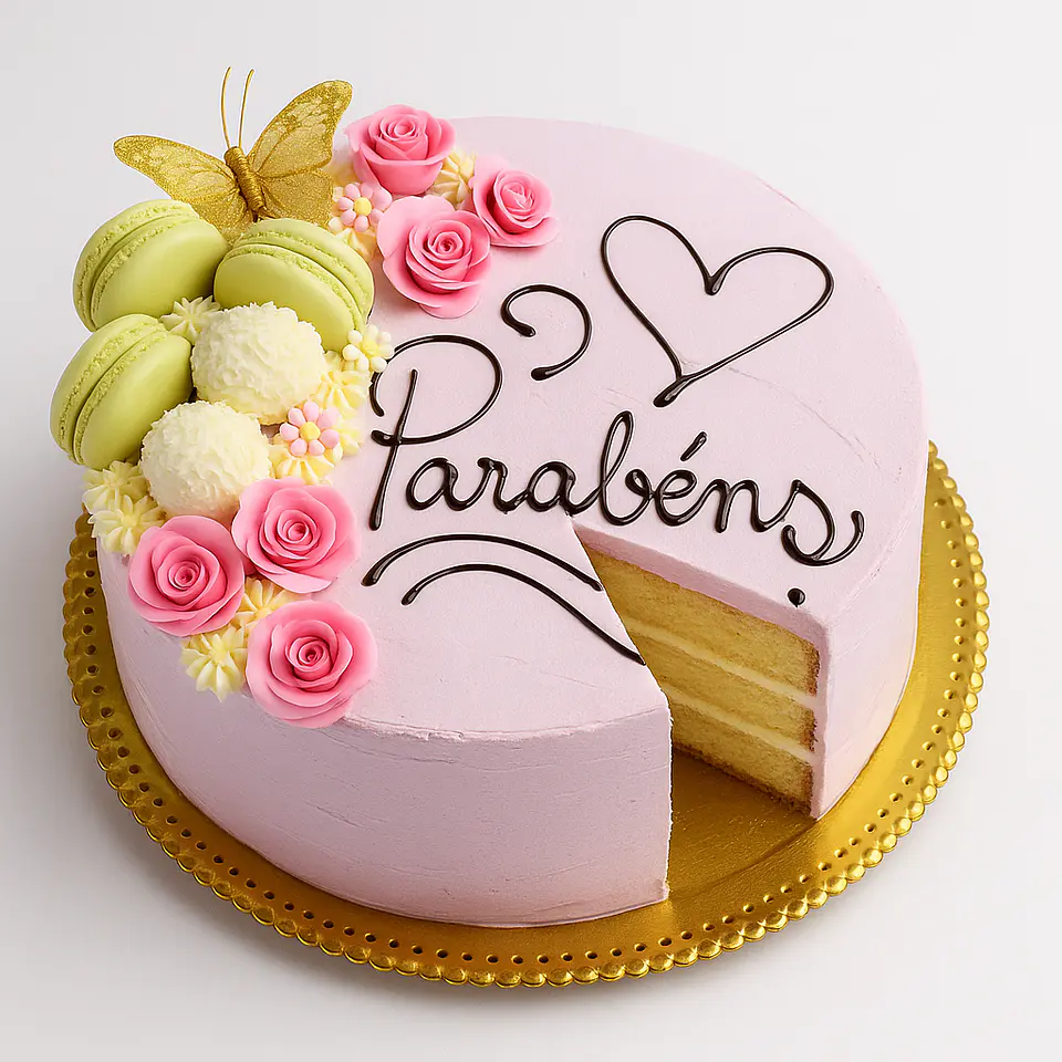 Bolo de Aniversário Feminino Chique 4