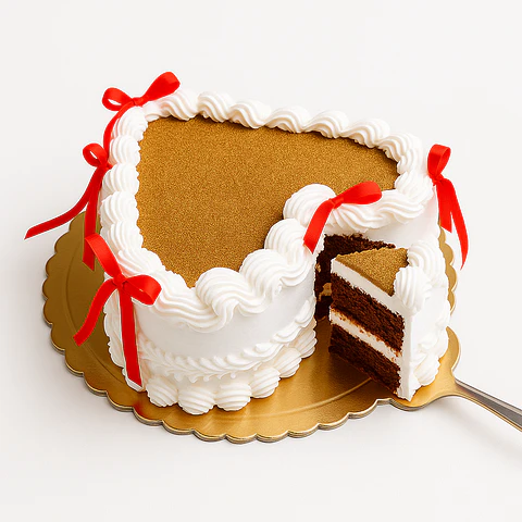 Bolo Dourado de Aniversário com Chantilly