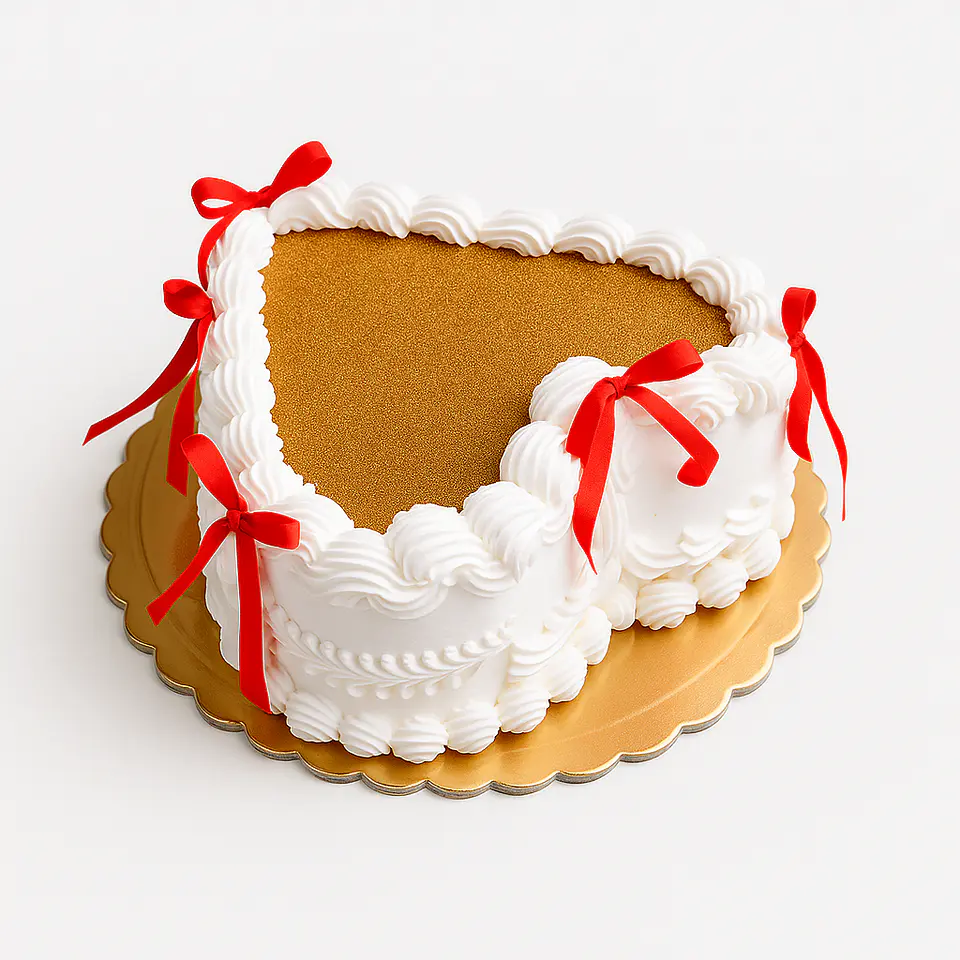 Bolo Dourado de Aniversário com Chantilly 3