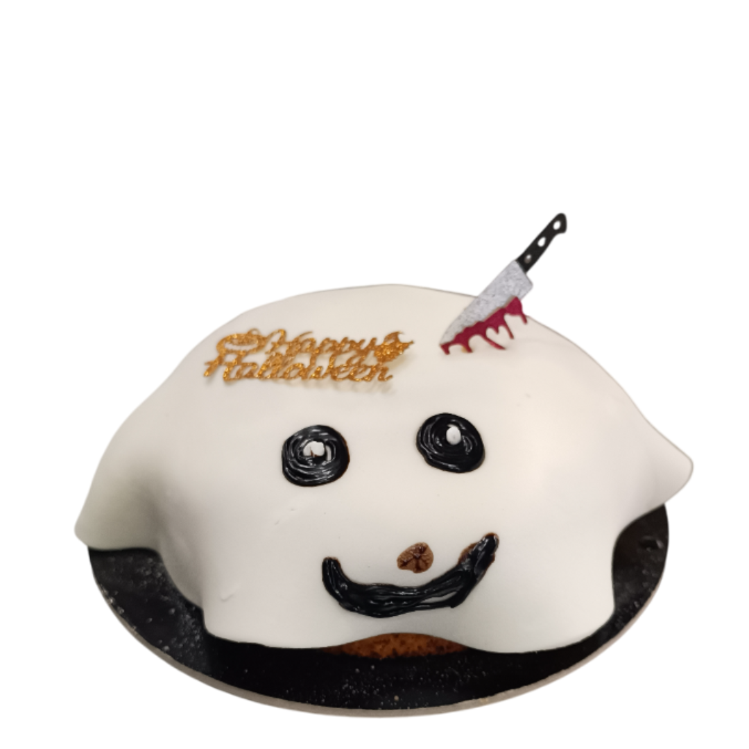 Bolo Fantasma 👻 de Halloween  🎃 🕸️ 4