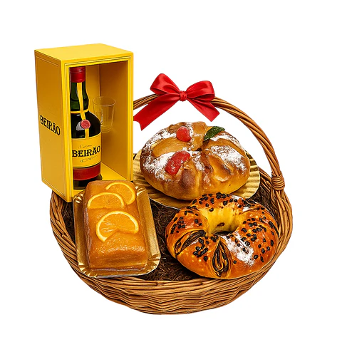 Cabaz de Natal Beirão & Bolo-Rei Gourmet