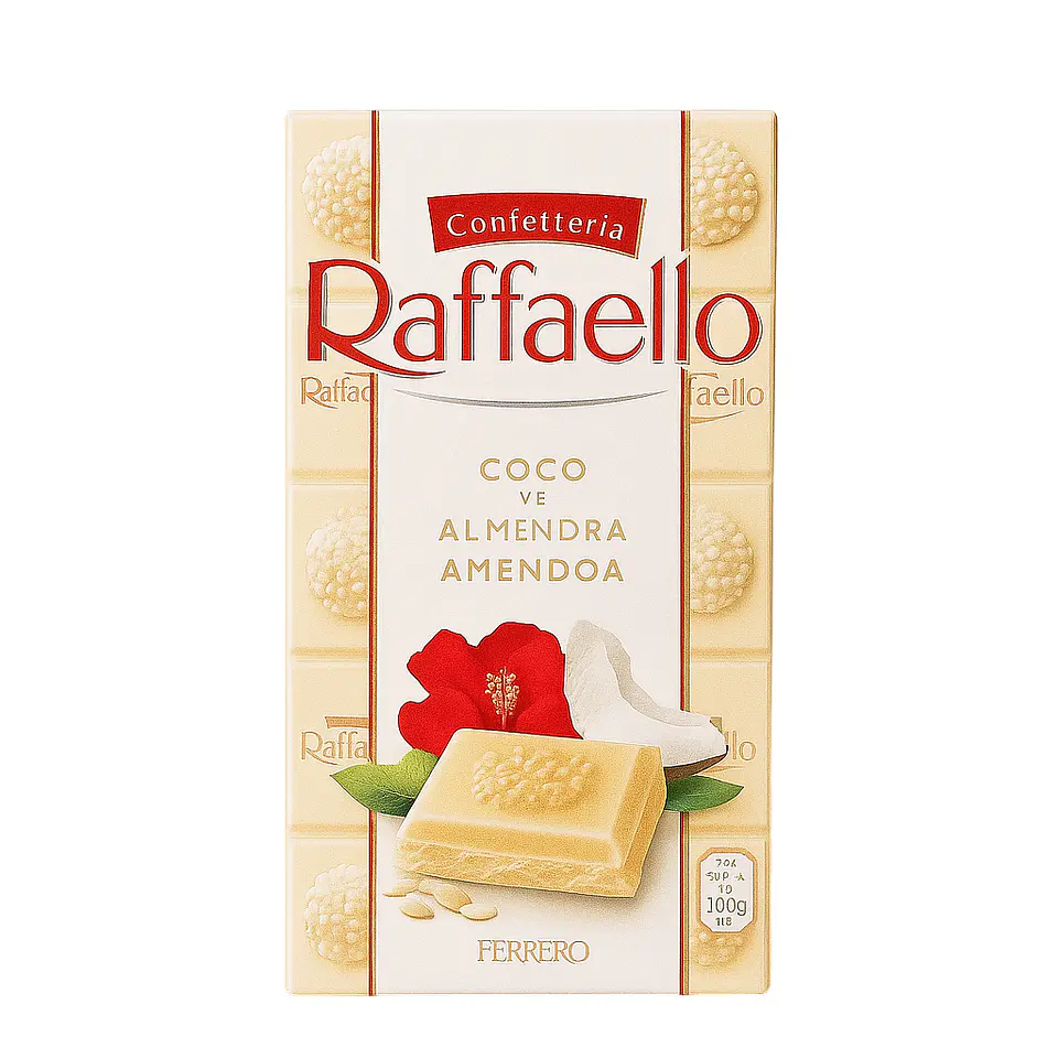 Tablete de Chocolate Raffaello 2