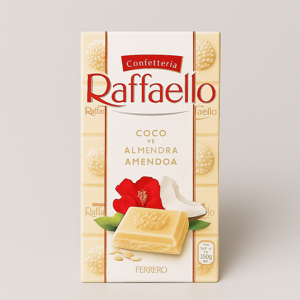 Tablete de Chocolate Raffaello 3