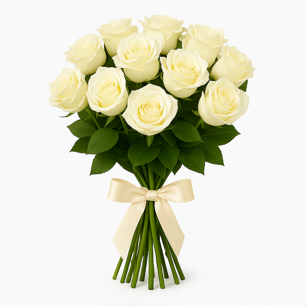 Bouquet de Rosas Brancas 1