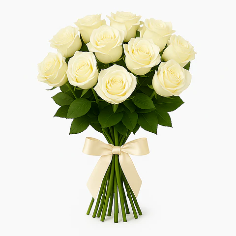 Bouquet de Rosas Brancas