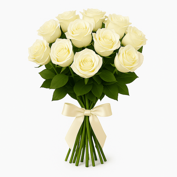 Bouquet de Rosas Brancas 1