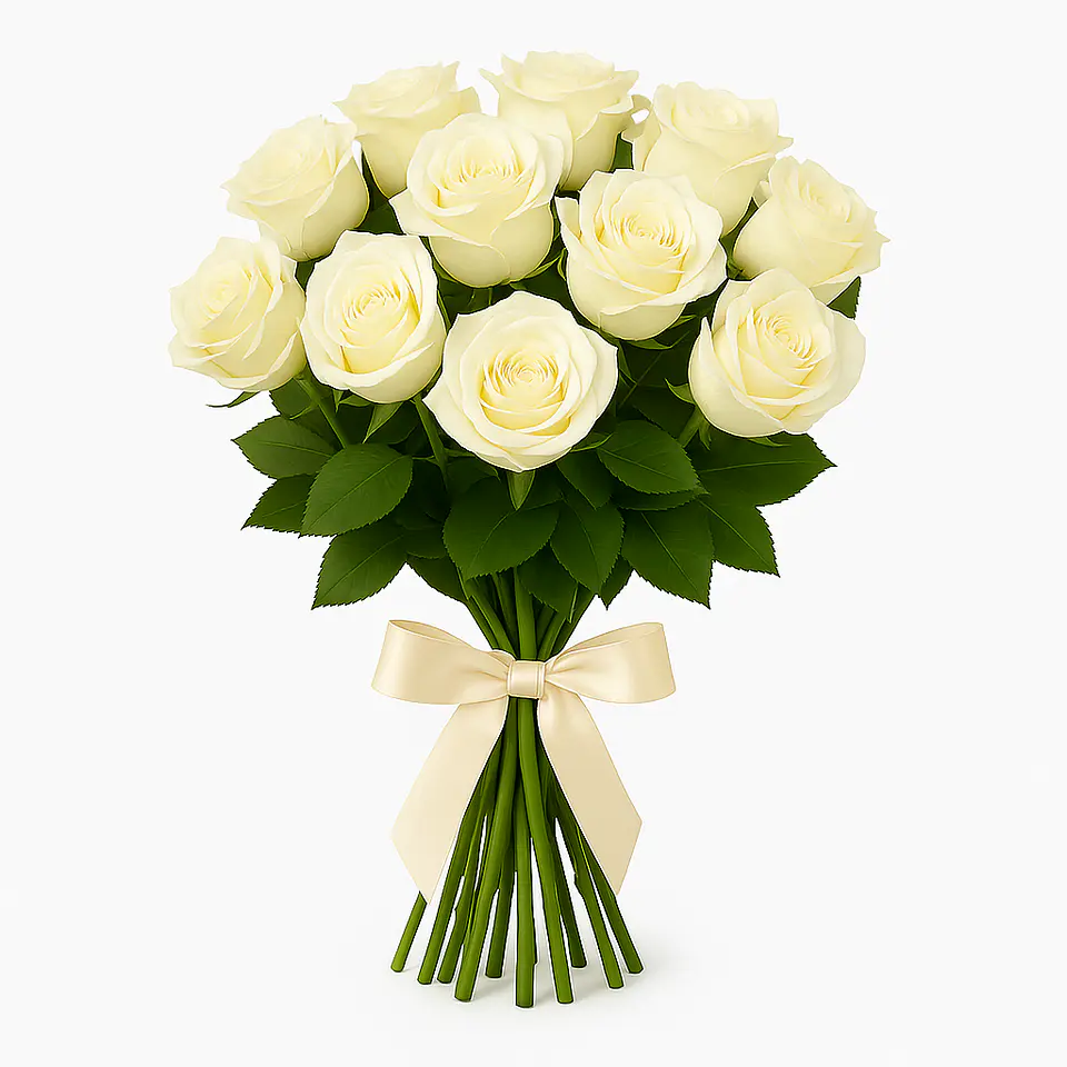Bouquet de Rosas Brancas 1