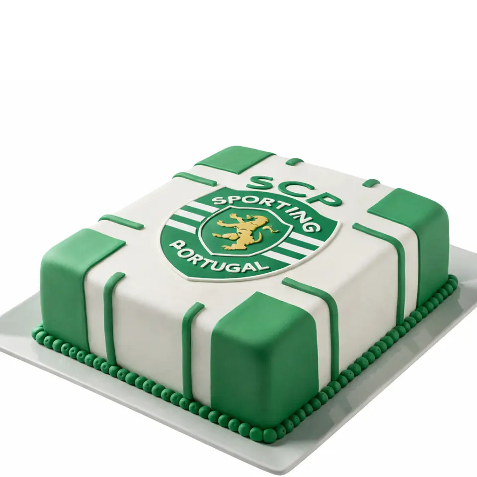 Bolo do Sporting Personalizado 4