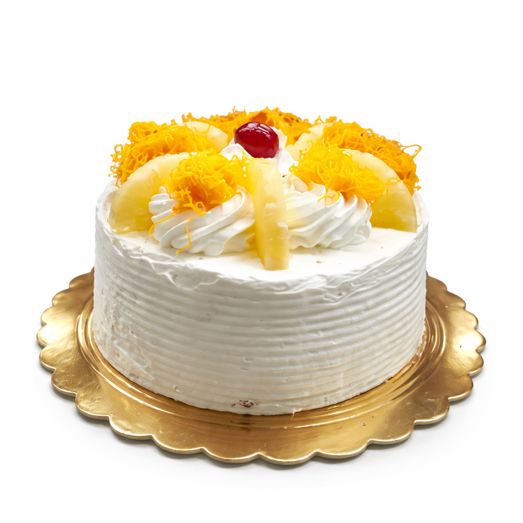 Bolo de Ananás com Chantilly e Fios de Ovos 6