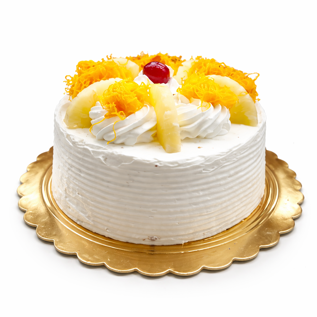 Bolo de Chantilly com Ananás e Fios de Ovos 3