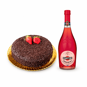 Pack Bolo Brigadeiro + Brinde