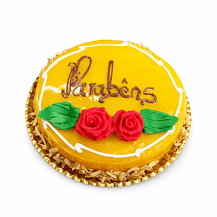 Bolo Feminino com Doce de Ovo e Amêndoas