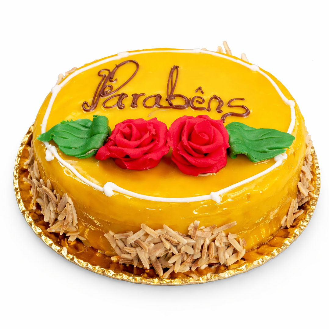 Bolo Feminino com Doce de Ovo e Amêndoas 2