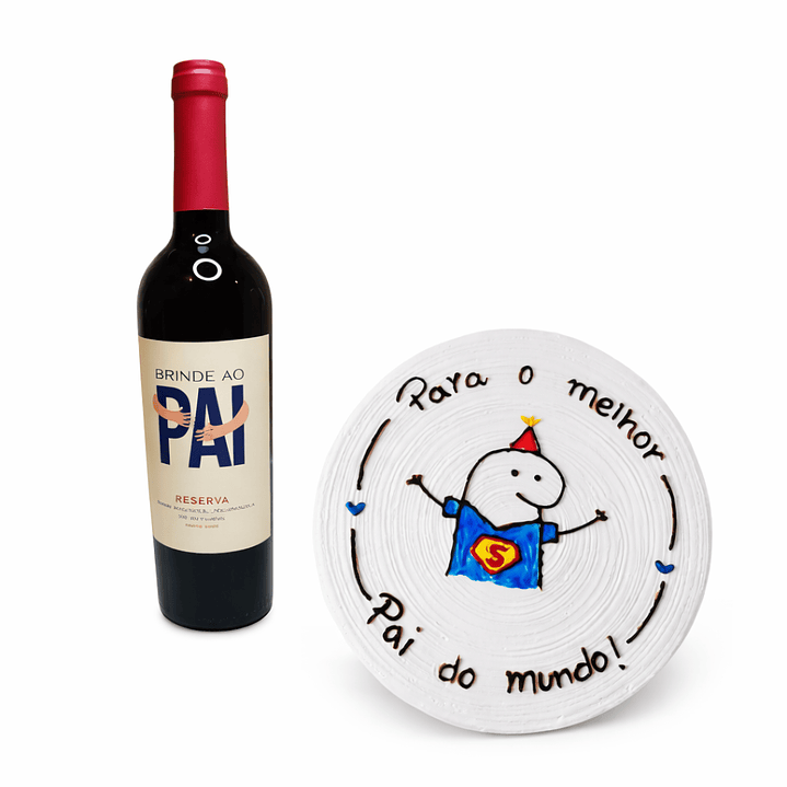 Pack Melhor Pai (Bolo + Vinho) 2
